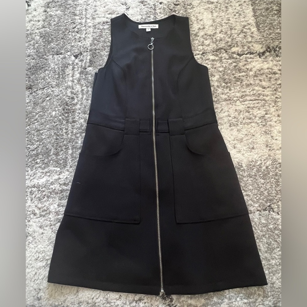 abercrombie & fitch zip up mini dress
